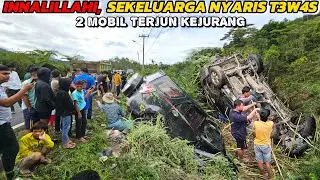 Almost Moving Nature, 2 Cars Plunge Into Ravine