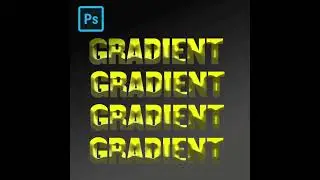 easily create 3d text in photoshop #YouTubeshorts #short #photoshop3dtext