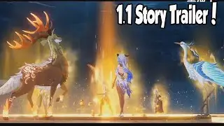 GENSHIN IMPACT NEW 1.1 STORY TRAILER!