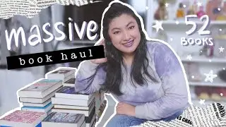 my MASSIVE book haul | I bought 52 books!!! | PUTSY