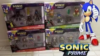 Sonic the Hedgehog PRIME JAKKS PACIFIC Wave 23 Toy Set Unboxing! Netflix Sega Sonic Movie Generation