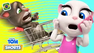 😱Talking Tom 😜 Um Dia Completo com o Tom 🤪 Coletânea de Curtas