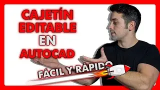 🔴 How to CREATE an EDITABLE TITLE BLOCK in AUTOCAD 🔥 INSERT the title block in a second 🔥