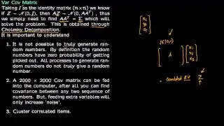 3 3 More thought on Var Cov matrix