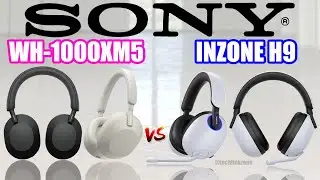 Sony WH-1000XM5 vs Sony INZONE H9 Wireless Noise Canceling Headset Comparison .