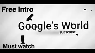How to make intro and outro in free (Using Mobile,  laptop both) !Best website to make intro ,outro