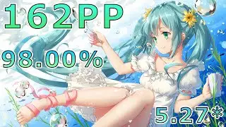 #osu! | 5.27⭐| Marshmary - MIMI feat. Hatsune Miku | 98.00% FC 162PP
