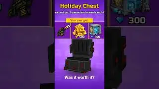 spending my gems on the new chest #pixelgun