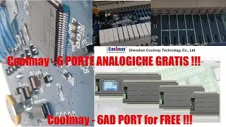 Coolmay CX3G - 6 AD PORTS for FREE !!! - 6 INGRESSI ANALOGICI GRATIS !!! DO IT YOURSELF. COME FARE.