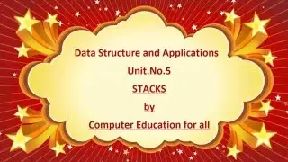 Introduction to Stack in Data Structures and Algorithms Computer Education