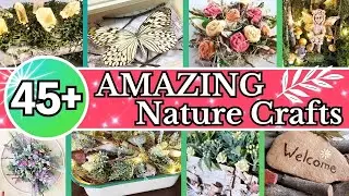 45 JAW DROPPING Nature Crafts That Will AMAZE You!!!