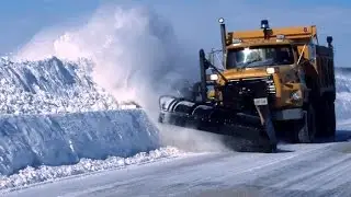 Уборка снега в европе (Cleaning snow Europe)(Norway)