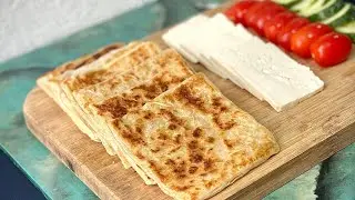 DELICIOUS BREAKFAST PILLET GOZLE 💯 Make it in 5 minutes, eat it in 2 minutes