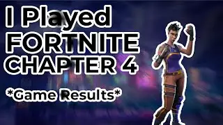 I Played The New Season Of Fortnite.