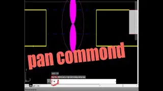 pan commond in autocad