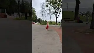 Стадион Авангард г.Москва май 2024г. Артистка спортсменка Развитие в 3 года