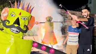 Dussehra 2024 Vlog Ravan Dahan in Jammu Crackers Testing | Yogesh 01