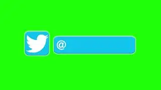 ✰ FREE 4 Twitter Logo Green Screen Animations