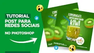 POST PARA REDES SOCIAIS NO PHOTOSHOP  #TUTORIAL
