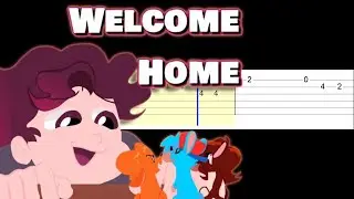 Friday Night Funkin - Welcome Home Mod (Easy Guitar Tabs Tutorial)