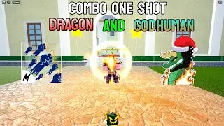 Combo One Shot With Dragon And Godhuman | XL Roblox