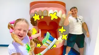 Nastya ve babası Carolina'daki bilim müzesinde eğleniyor - Çocuklar için video serisi