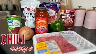 Cook with me: Chili recipe 🌶️ 