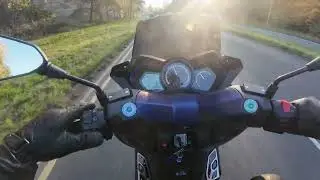 Lexmoto AP1 125cc Test Ride No Mic And Check Engine Light