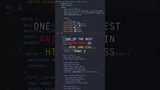 One of the best animations in #html and #css3 | Part 2