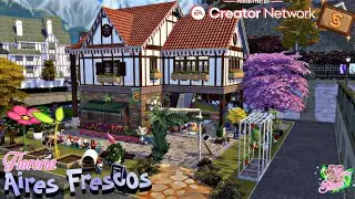 💐 Florería Aires Frescos 🍃 Speed Build / Negocio Pequeño en Windemburg #thesims4