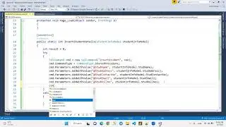 Part 2 - Insert Records using WebMethod and Ajax call