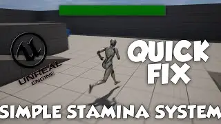 Stamina System Quick Fix | Tutorial | Part 2 | Unreal Engine 5