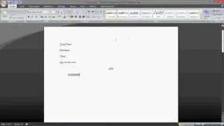 Microsoft Word: How to Set Up MLA Format 2013