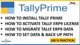 TALLY PRIME | HOW TO INSTALL, DOWNLOAD & ACTIVATE TALLY PRIME | DATA PATH SET UP IN TALLY PRIME