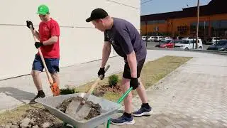 Металлурги озеленили территорию ЦСЕ Саяногорска