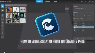 How to wirelessly 3d print on Creality print
