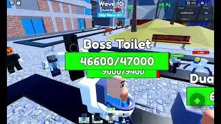 прохожу режим Хард в туалет Tower Defense