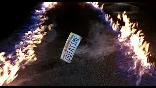 Unboxing Back to the Future Delorean OUTATIME Replica License Plate with Marty FcFly Drivers License