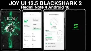 JOY Ui 12 BLACKSHARK 2 EDITION MIUI 12.5 | Redmi Note 4/4X | Android 10 | Berasa HP Gaming | Install