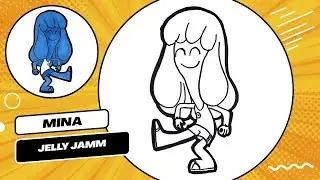 Comó dibujar a Mina de Jelly Jamm | Paso a paso