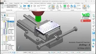 Autodesk Powermill Exercise - Drilling 3