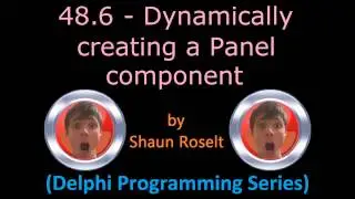 Delphi Programming Series: 48.6 - Dynamically creating a Panel component