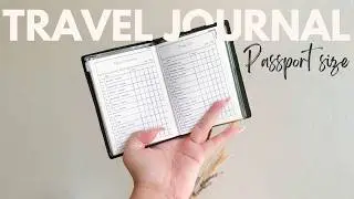 New Travel Journal Setup 2024 | Limited Edition Traveler's Notebook Passport Size