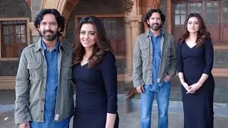 Vikrant Massey & Ridhi Dogra On The Set Of Kumkum Bhagya For The Promotion Of The Sabarmati Report