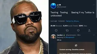 Kanye West Returns To Twitter