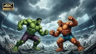 HULK vs THE THING | Epic Showdown  | Hero Hub Galaxy