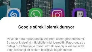 Android Google Durduruldu Hatası Çözüm - Google sürekli olarak duruyor - Android Çöktü Çözüm