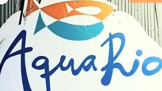 Recorriendo el Acuario de Río de Janeiro.