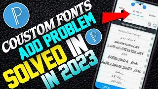 Pixellab Font Add Problem. Pixellab Me Font Add Nahi Ho Raha Hai. Fix Font Add Problem.100% solve