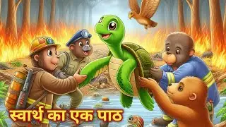 कछुआ टिम्मी और लोमड़ी फियोना | स्वार्थ का एक पाठ